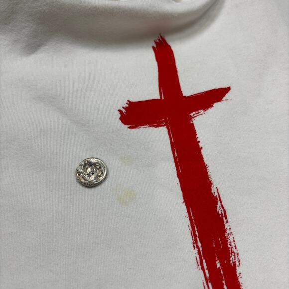 Christian Sex Club Not a Cult I Fxcking Love U Hoodie Men's Large - Picture 9 of 11